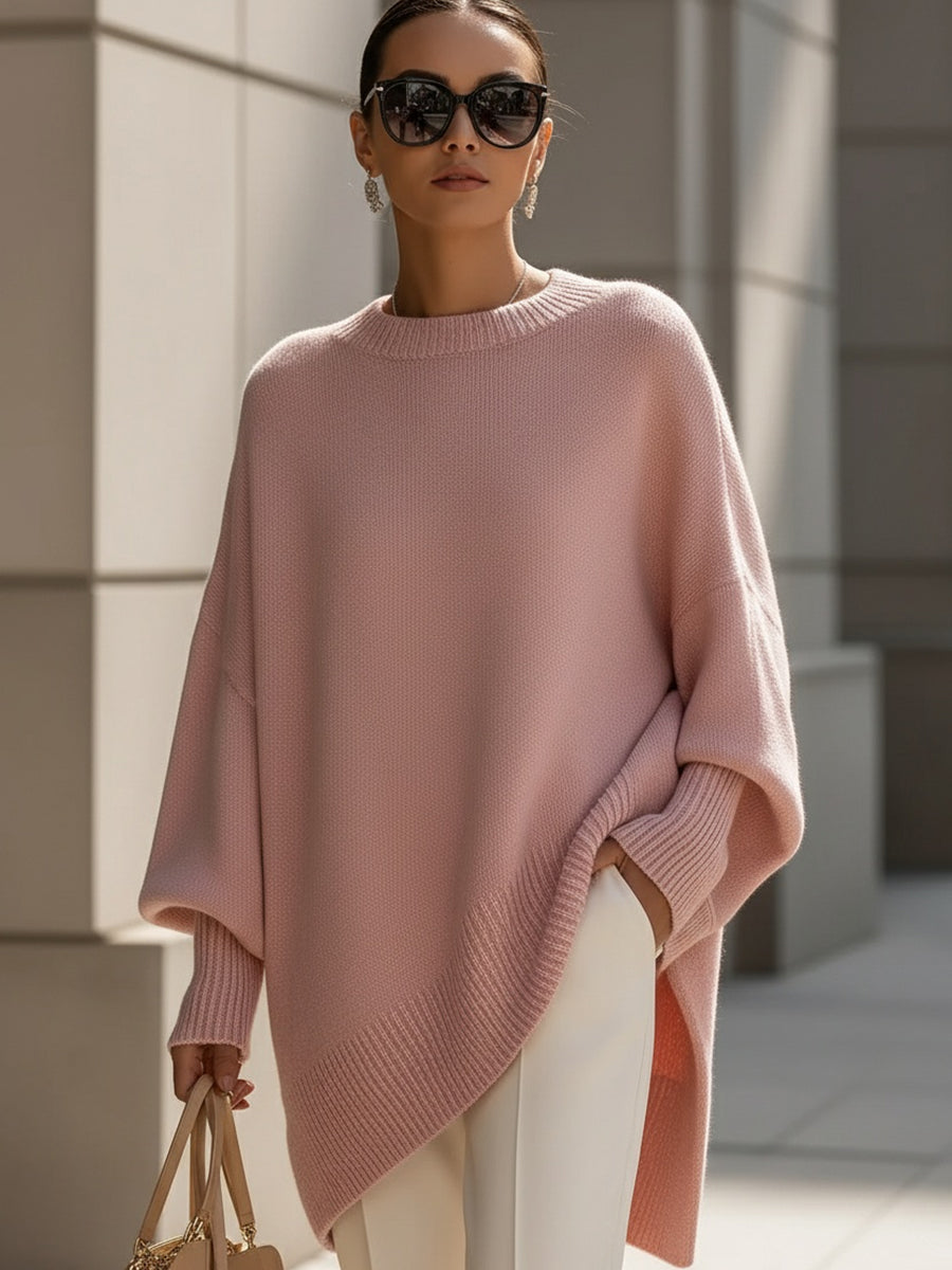 Wanwen - Pull oversize en mélange de laine sophistiqué