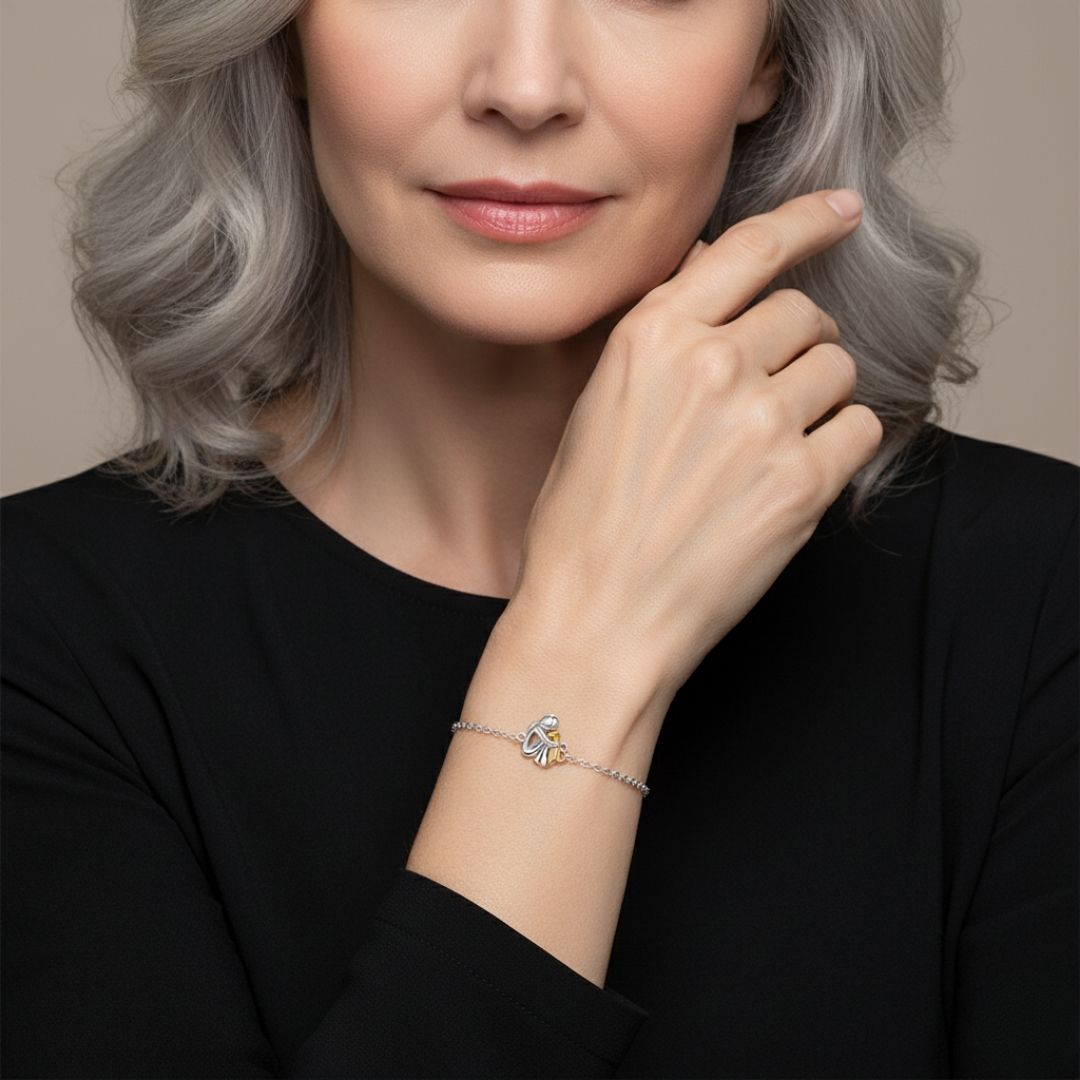 Fioran – Bracelet icône chien en argent