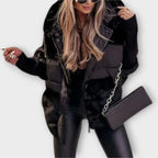 Elsie – Doudoune teddy élégante