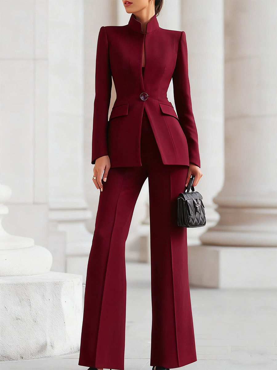 Adrielle – Tailleur pantalon blazer élégant