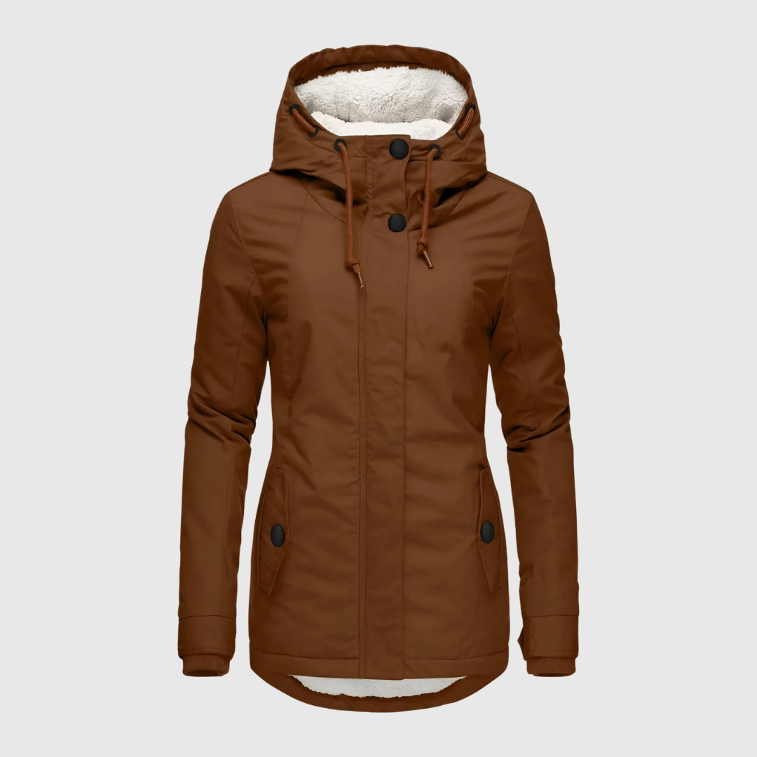 Agnes – Manteau long imperméable d’hiver