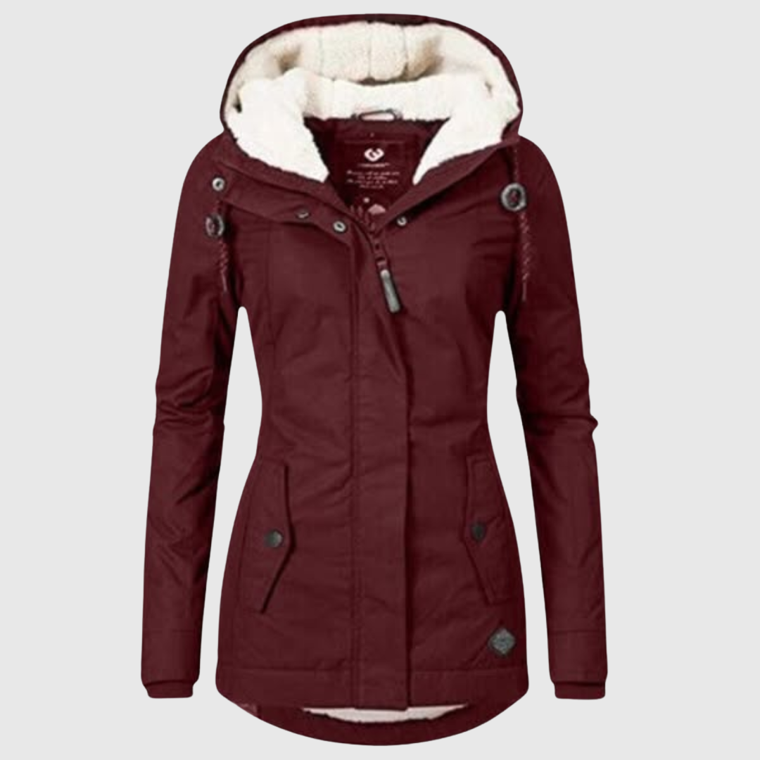 Agnes – Manteau long imperméable d’hiver