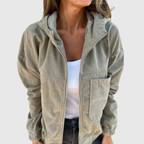 Elviana – Veste zippée à capuche