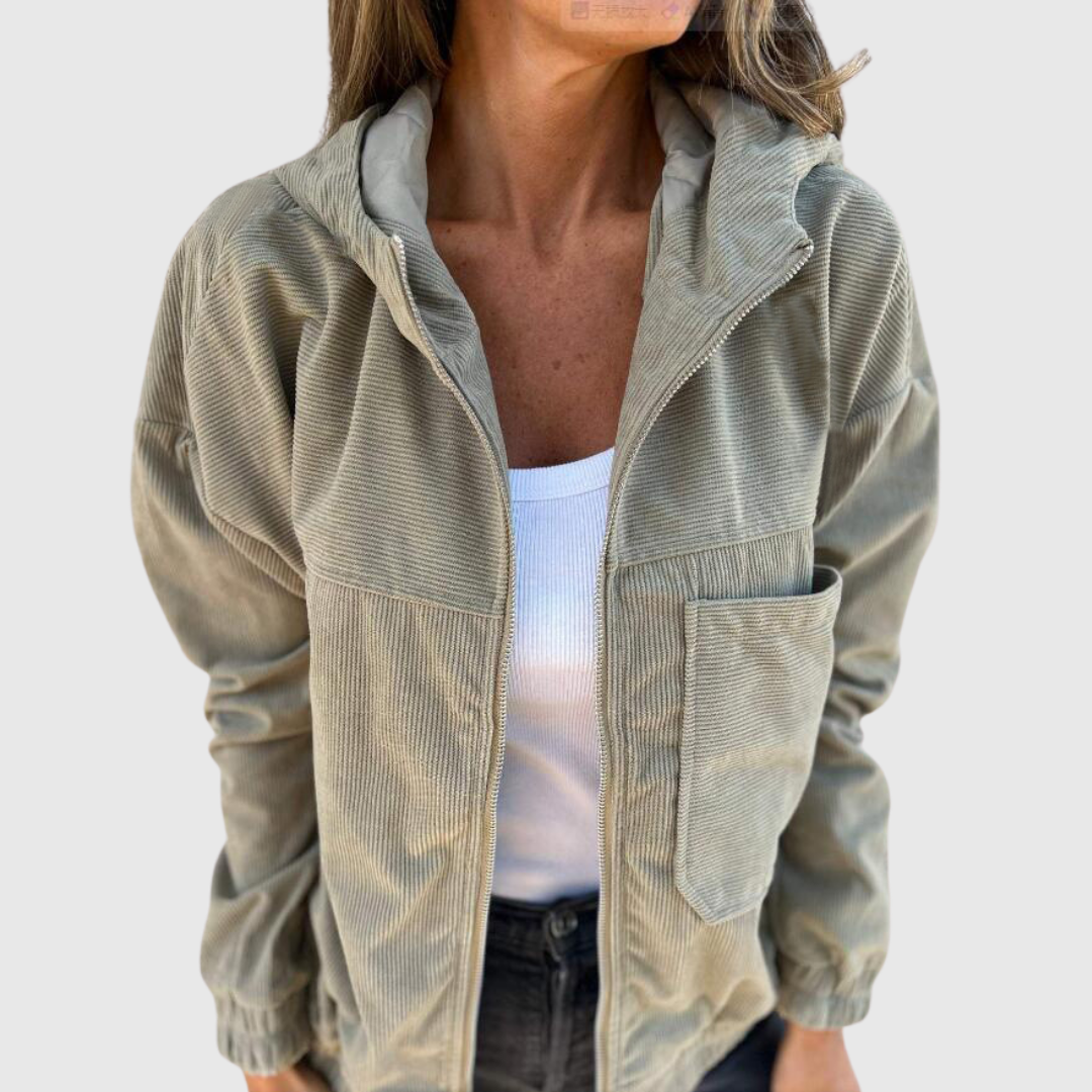 Elviana – Veste zippée à capuche