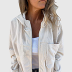 Elviana – Veste zippée à capuche