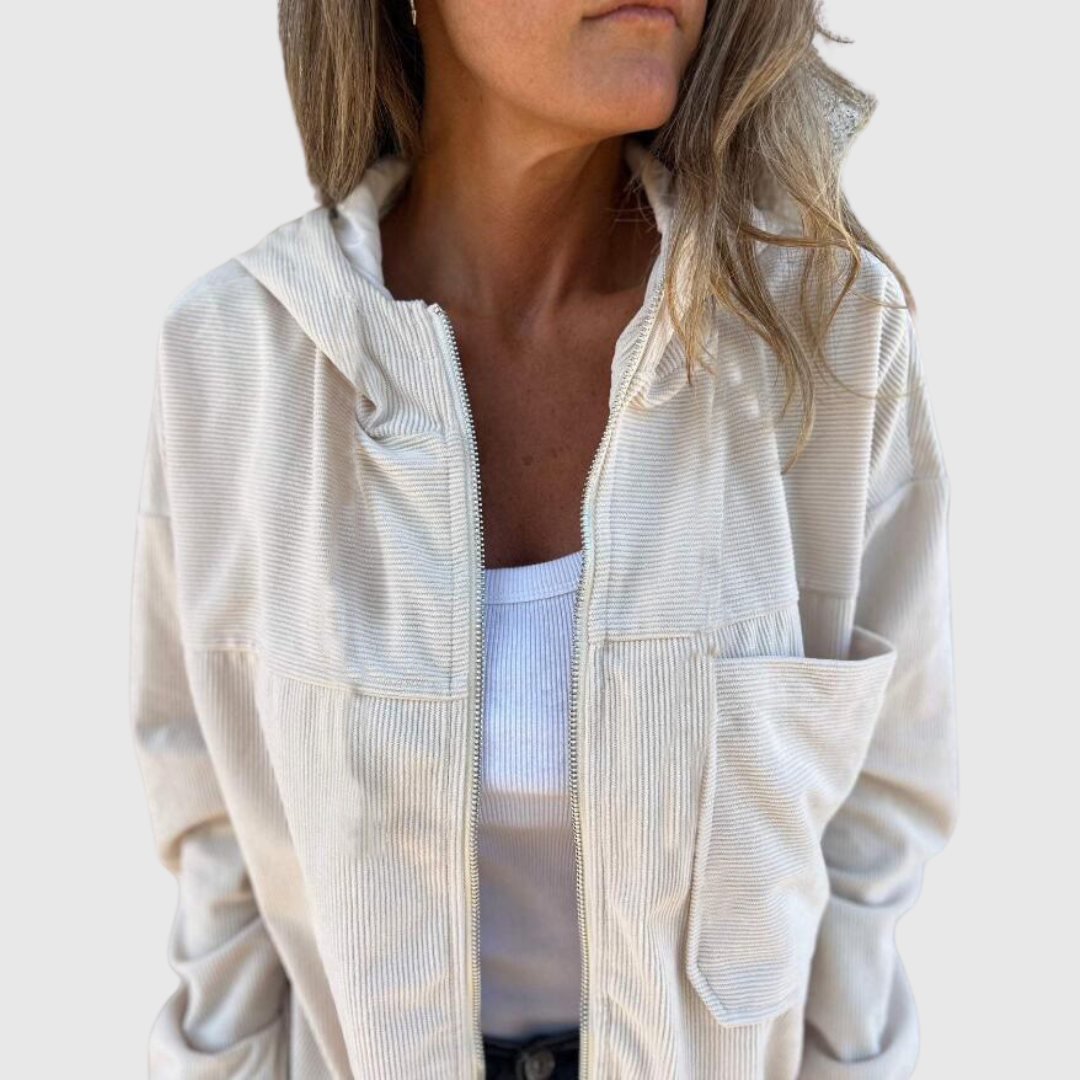 Elviana – Veste zippée à capuche