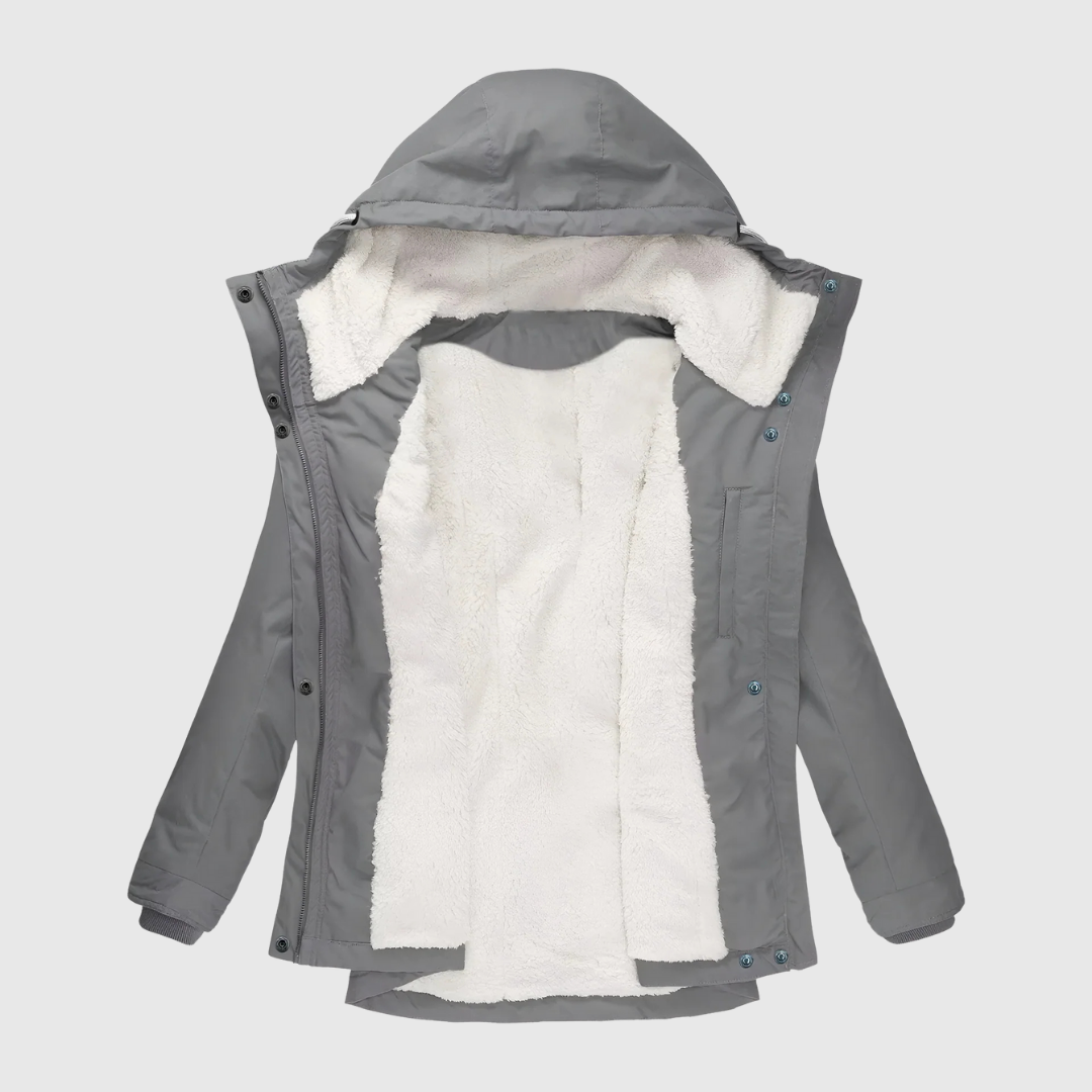 Agnes – Manteau long imperméable d’hiver