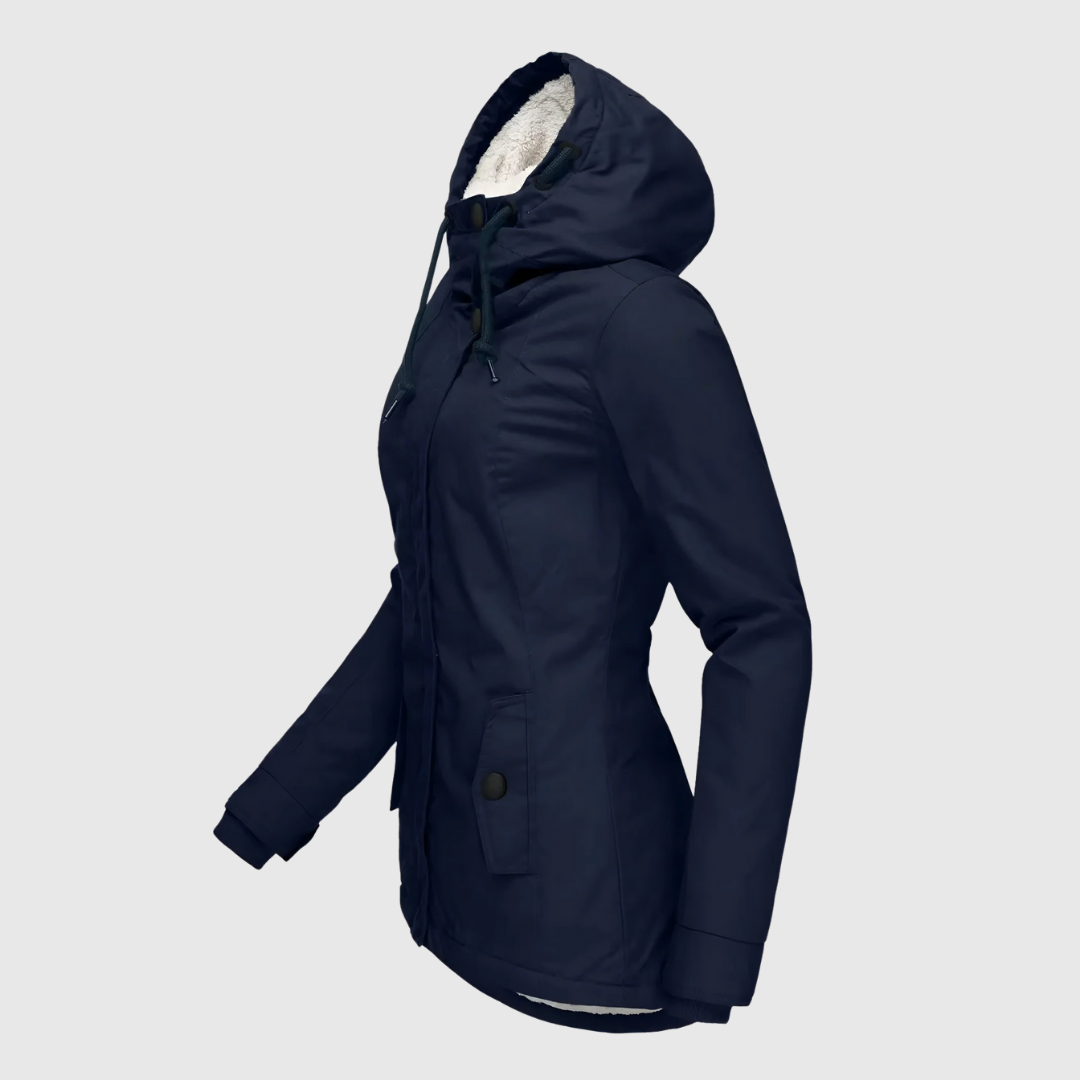 Agnes – Manteau long imperméable d’hiver