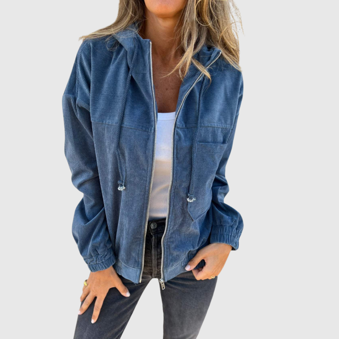 Elviana – Veste zippée à capuche