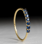 Rock Solid Ring – Bague Statement en Or avec Spinelle Noire